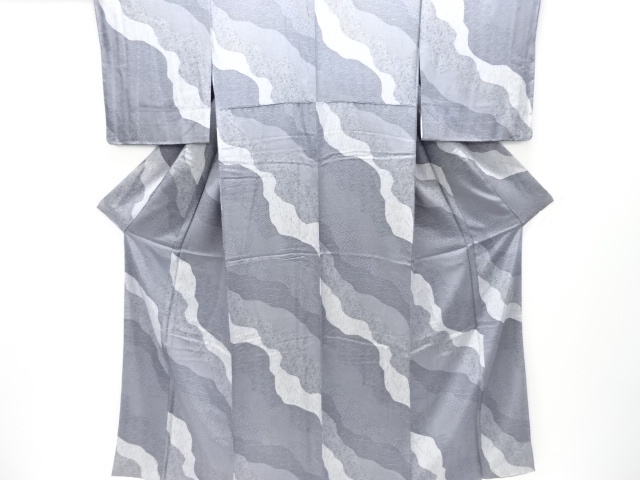 未使用品　道長取に寄せ柄江戸小紋着物